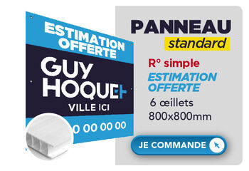 Panneau standard : ESTIMATION OFFERTE Recto - 800mm